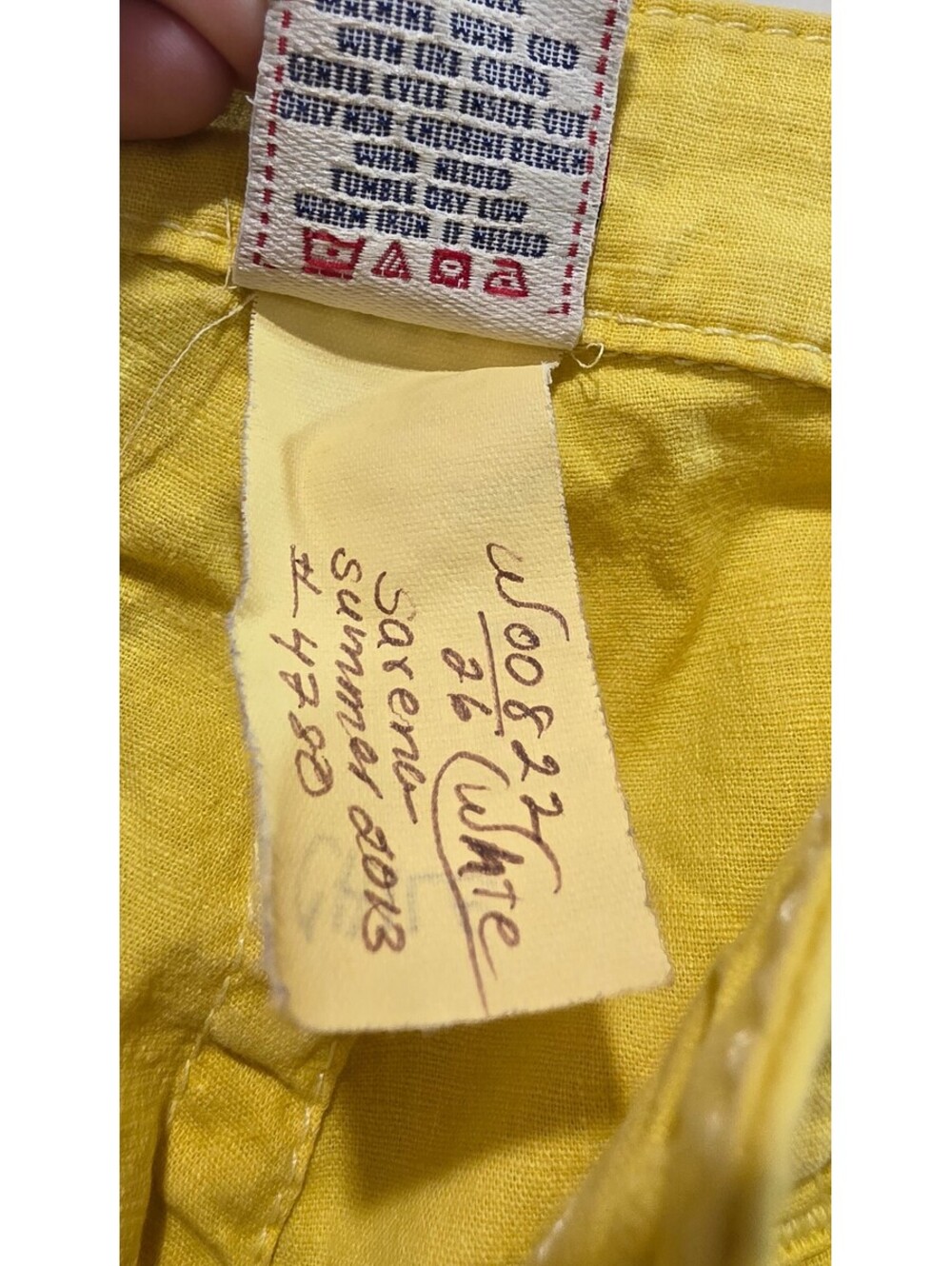 True Religion Yellow Flare Jeans Women's Size 26 Made in USA Classic Denim - Picture 7 of 11